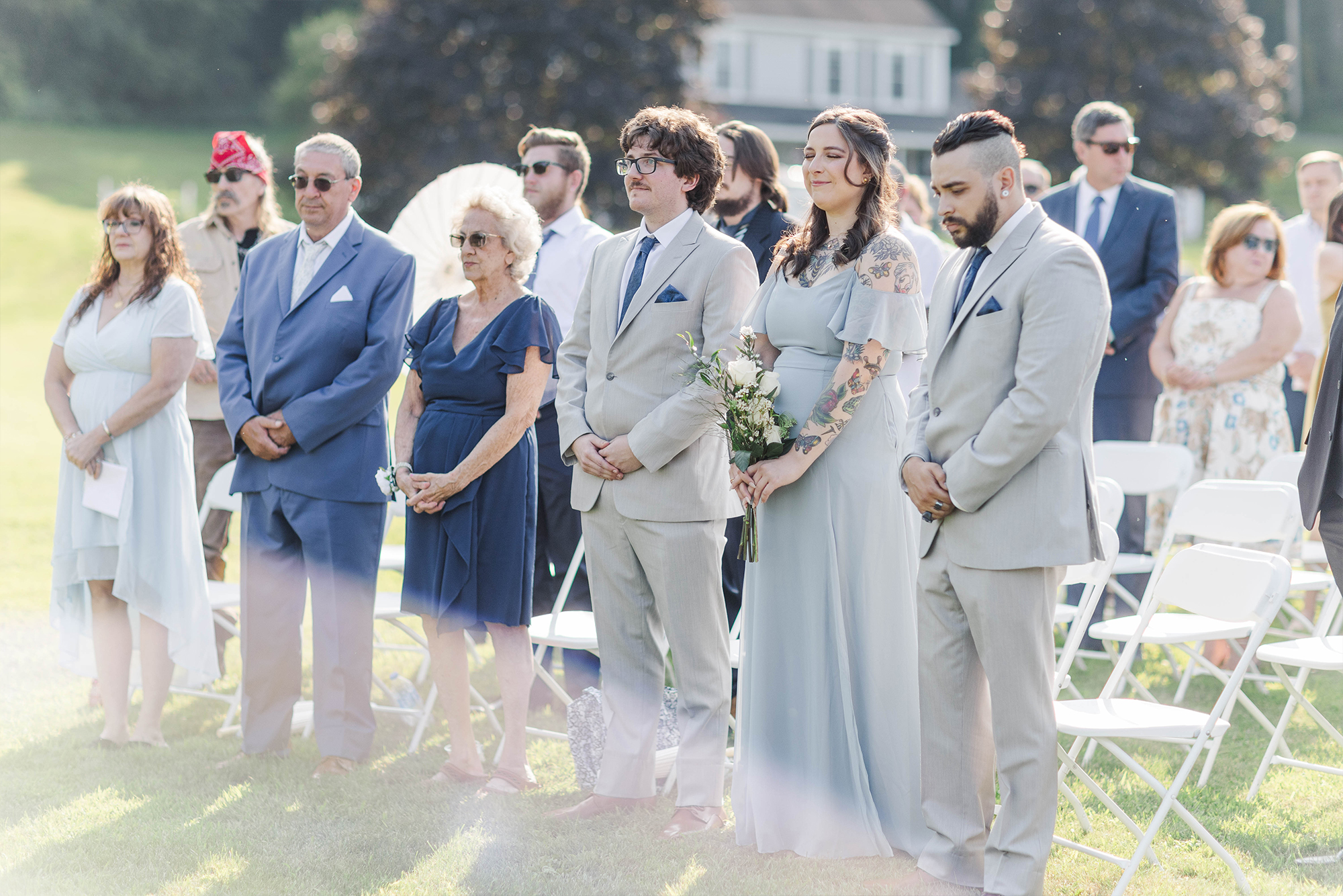 guests watching ceremony