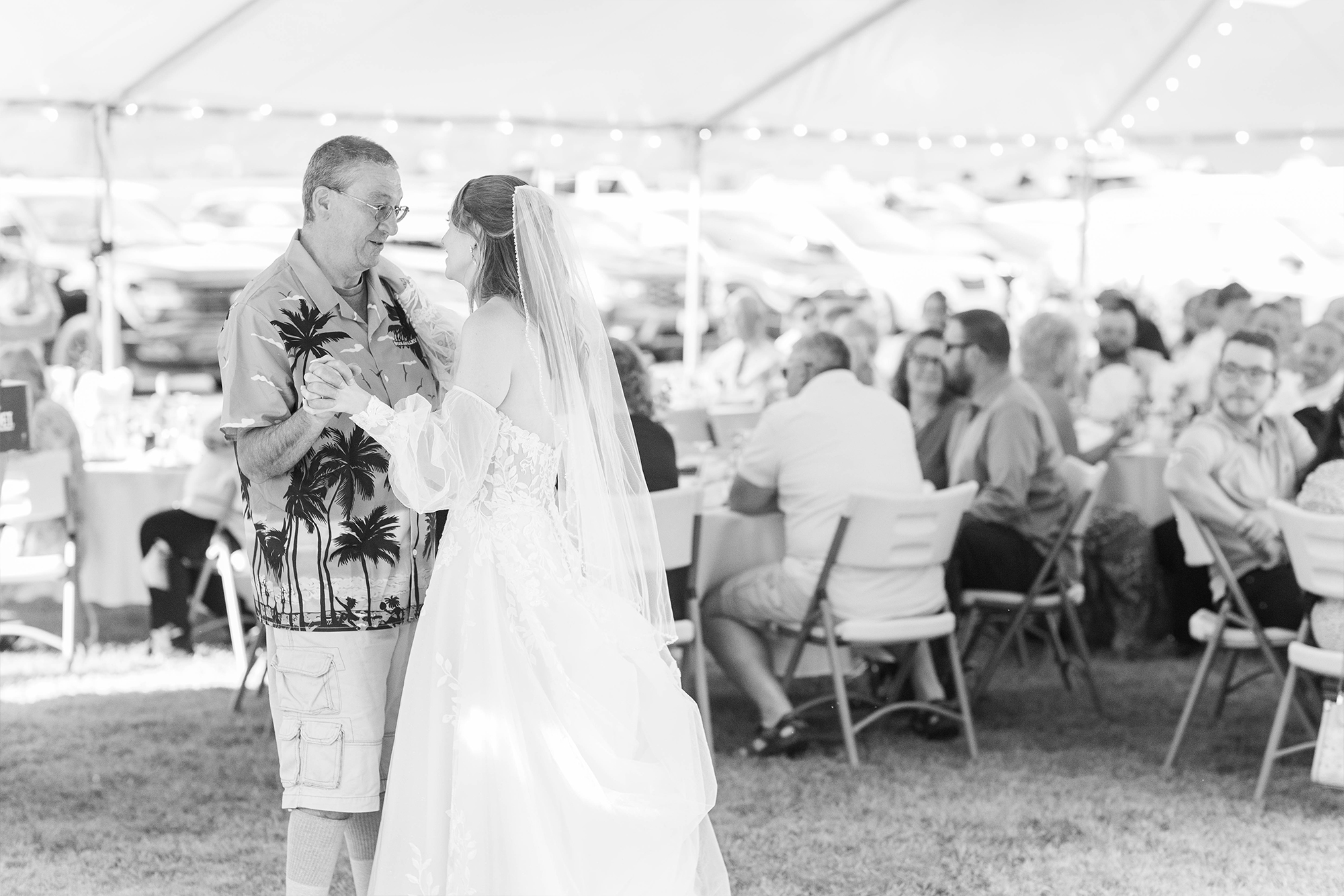 bride dancing with father